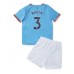 Billige Manchester City Ruben Dias #3 Hjemmetrøye Barn 2022-23 Kortermet (+ korte bukser)